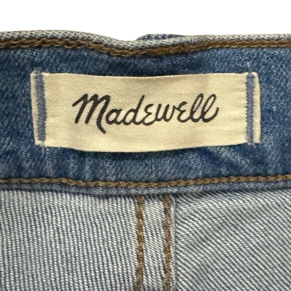 Madewell The Perfect Vintage Blue Jean Light Wash Ripped Knee Womens 28 Straight - Picture 3 of 7